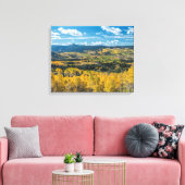 Najaarkleur in vlakke Topjes | Routt National Fore Canvas Afdruk (Insitu (Woonkamer))