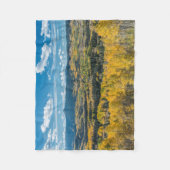 Najaarkleur in vlakke Topjes | Routt National Fore Fleece Deken (Voorkant)