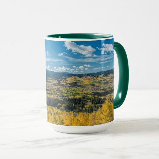 Najaarkleur in vlakke Topjes | Routt National Fore Mok (Voorkant rechts)