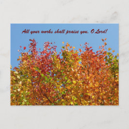 Najaarkleuren 4 briefkaart