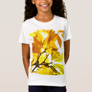 Najaarkleuren, bladeren t-shirt