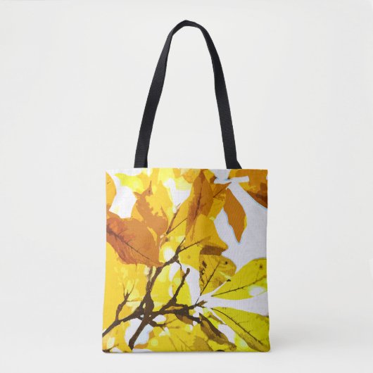 Najaarkleuren, bladeren tote bag (Voorkant)