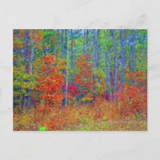 Najaarkleuren Briefkaart (Voorkant)