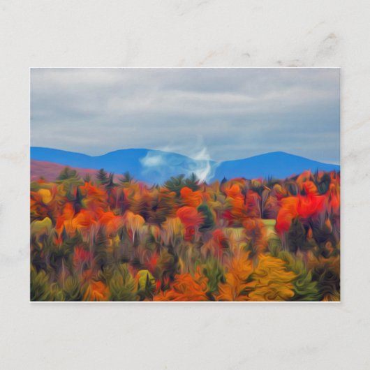 Najaarkleuren Briefkaart (Voorkant)