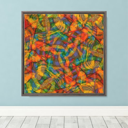 Najaarkleuren Canvas Afdruk (Insitu (Houten vloer))