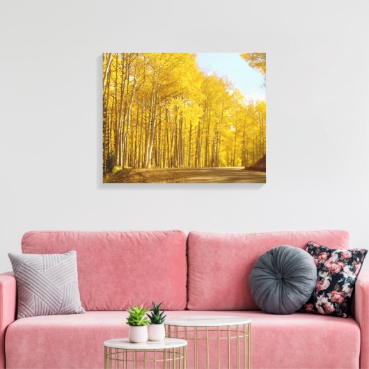 Najaarkleuren Canvas Afdruk (Insitu (Woonkamer))