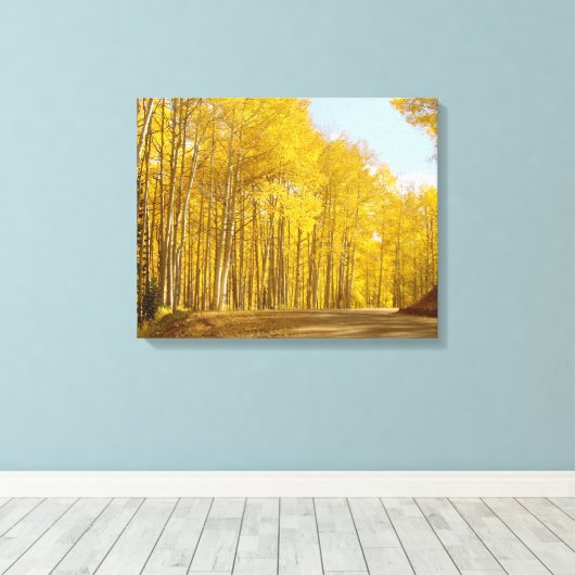 Najaarkleuren Canvas Afdruk (Insitu (Houten vloer))