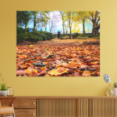 Najaarkleuren Canvas Afdruk (Insitu (Woonkamer))