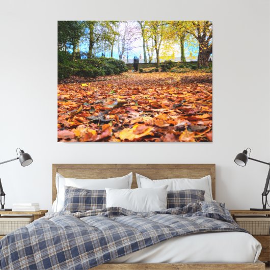 Najaarkleuren Canvas Afdruk (Insitu (Slaapkamer))