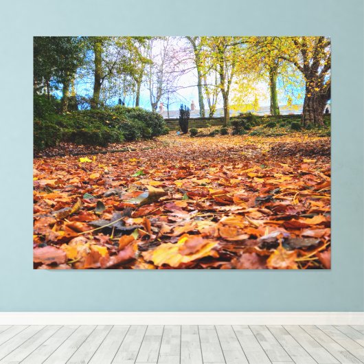 Najaarkleuren Canvas Afdruk (Insitu (Houten vloer))