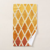 Najaarkleuren en Gold Texture Harmony Bad Handdoek (Handdoek)