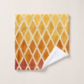 Najaarkleuren en Gold Texture Harmony Bad Handdoek (Wasdoekje)