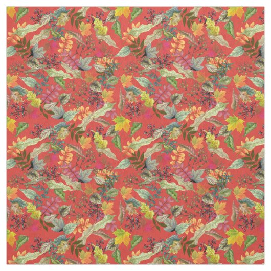 Najaarkleuren | Fall Leaves Stof (Swatch)