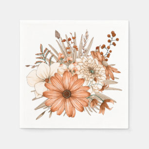 Najaarkleuren Florals Foliage Thanksgiving Servet