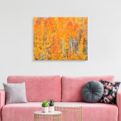 Najaarkleuren op Aspen Groves Canvas Afdruk (Insitu (Woonkamer))