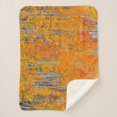 Najaarkleuren op Aspen Groves Sherpa Deken (Voorkant)