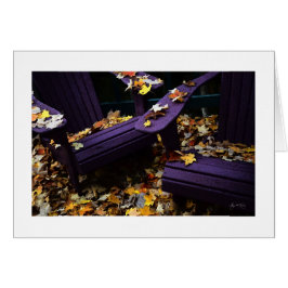 Najaarkleuren op het dek