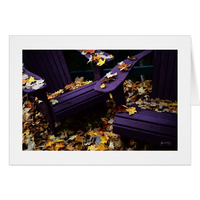 Najaarkleuren op het dek (Voorkant Horizontaal)