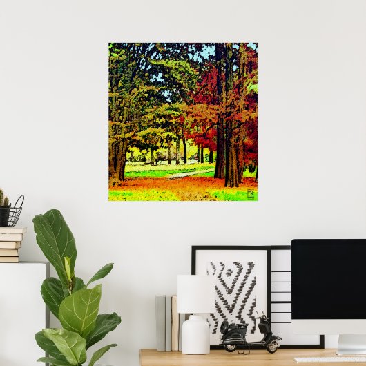 Najaarkleuren Poster (Thuiskantoor)