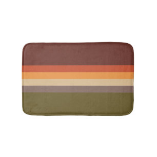 Najaarkleuren - Rood Oranje geel Tan Green Brown Badmat
