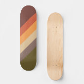 Najaarkleuren - Rood Oranje geel Tan Green Brown Skateboard (Voorkant)