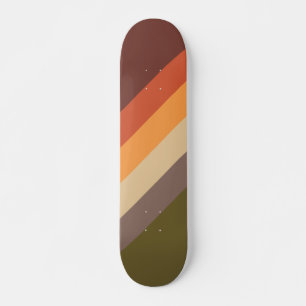 Najaarkleuren - Rood Oranje geel Tan Green Brown Skateboard