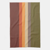 Najaarkleuren - Rood Oranje geel Tan Green Brown Theedoek (Verticaal)