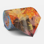 Najaarkleuren Stropdas (Opgerold)