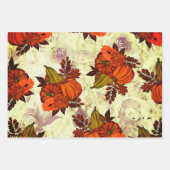 Najaarleien en pompoen Herfst Patroon Inpakpapier Vel (Voorkant 2)