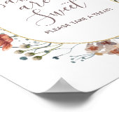 Najaarlijke wilde bloemen baby ' s zijn zoet poster (Hoek)