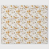 Najaarn Season Pattern Cadeaupapier (Vlak)