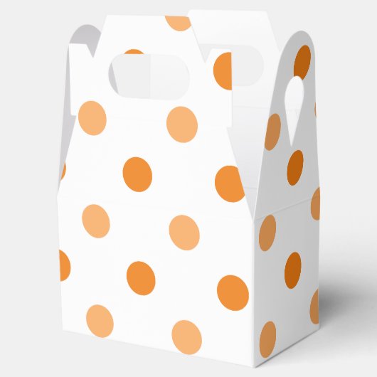 Najaarn Season Polka Dot Pattern Bedankdoosjes (Geopend)