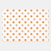 Najaarn Season Polka Dot Pattern Inpakpapier Vel (Voorkant 3)