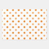 Najaarn Season Polka Dot Pattern Inpakpapier Vel (Voorkant)