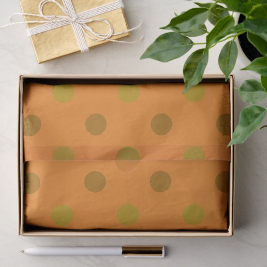 Najaarn Season Polka Dot Pattern Tissuepapier (Geschenk)