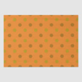 Najaarn Season Polka Dot Pattern Tissuepapier (Voorkant)