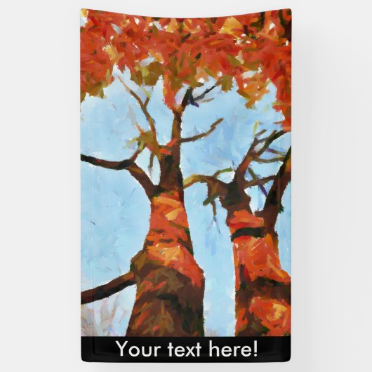 Najaarolenschilderij Spandoek (Verticaal)