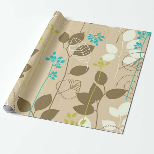 Najaarpatroon Cadeaupapier (Uitgerold)