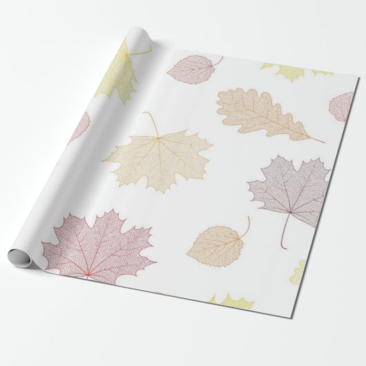 Najaarpatroon Cadeaupapier (Uitgerold)