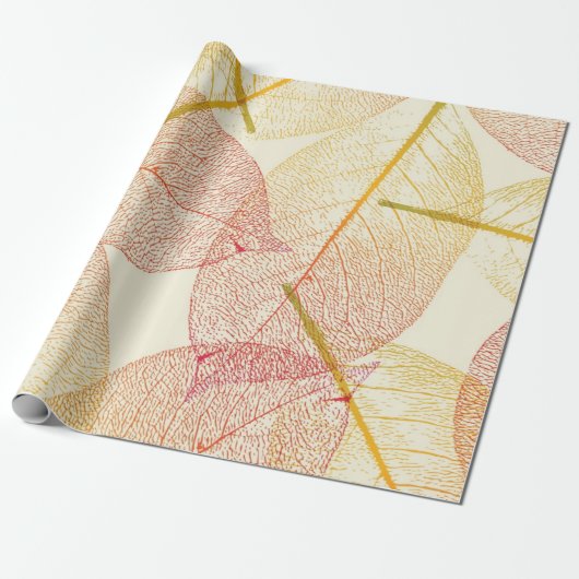 Najaarpatroon Cadeaupapier (Uitgerold)