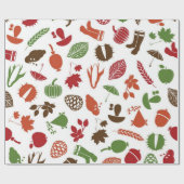 Najaarpatroon Cadeaupapier (Vlak)