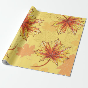 Najaarpatroon Cadeaupapier