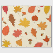 Najaarpatroon Cadeaupapier (Vlak)