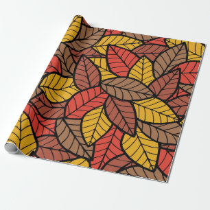 Najaarpatroon Cadeaupapier