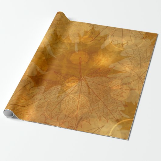 Najaarpatroon Cadeaupapier (Uitgerold)