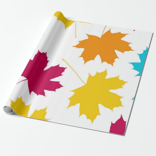 Najaarpatroon Cadeaupapier (Uitgerold)