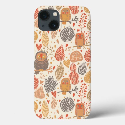 Najaarpatroon. Eigendom van het bos Case-Mate iPhone Case (Achterkant)