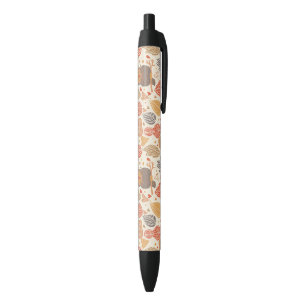 Najaarpatroon. Eigendom van het bos Zwarte Inkt Pen
