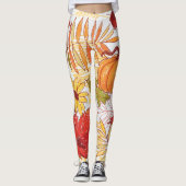 Najaarpatroon Leggings (Voorkant)