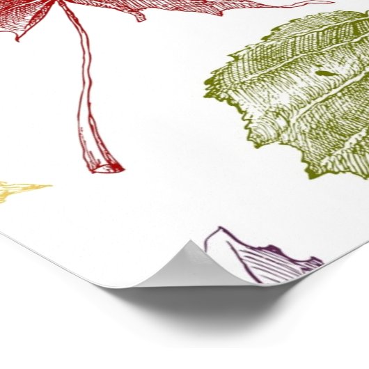 Najaarpatroon Poster (Hoek)